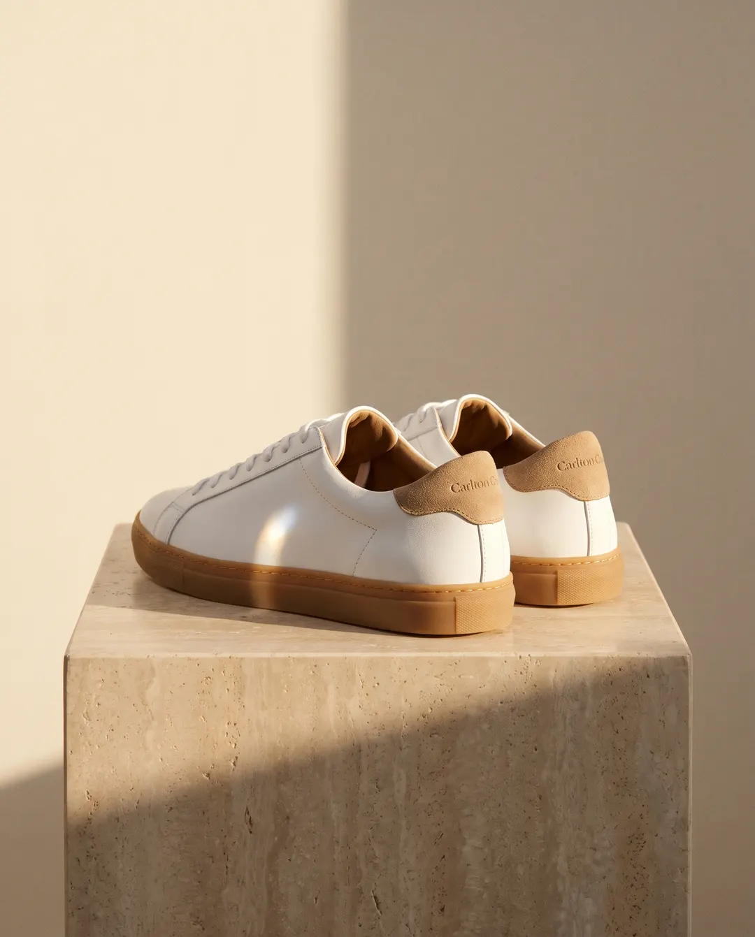 Carlton Court leather court sneaker, finished image