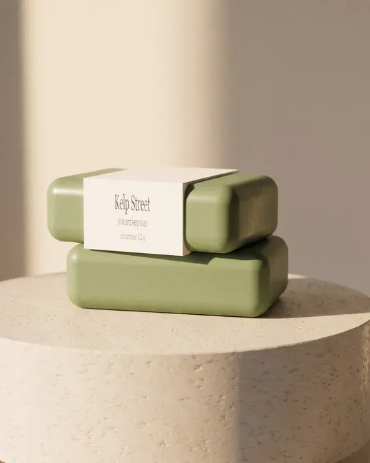 Kelp Street soap, a finished product image